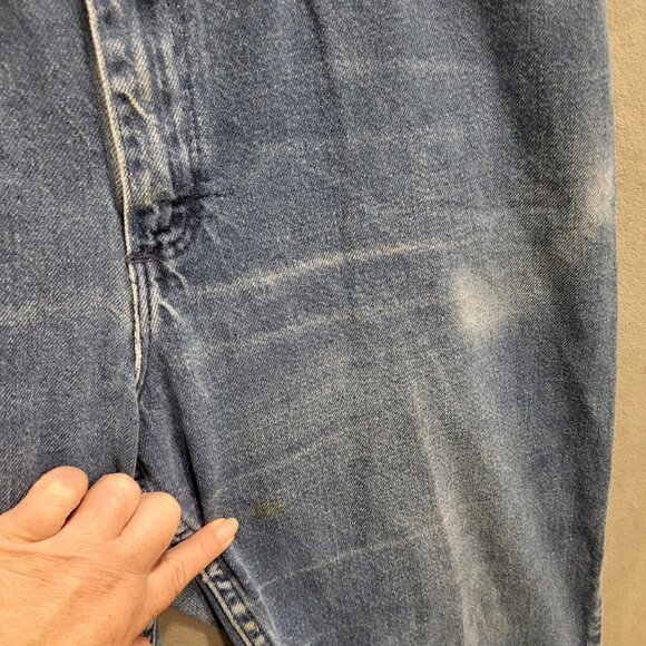 Vintage Gitano Jeans Women's High-Waisted Blue Denim Size 18 Large Front Pockets - Picture 8 of 9